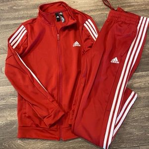 Adidas track suit set